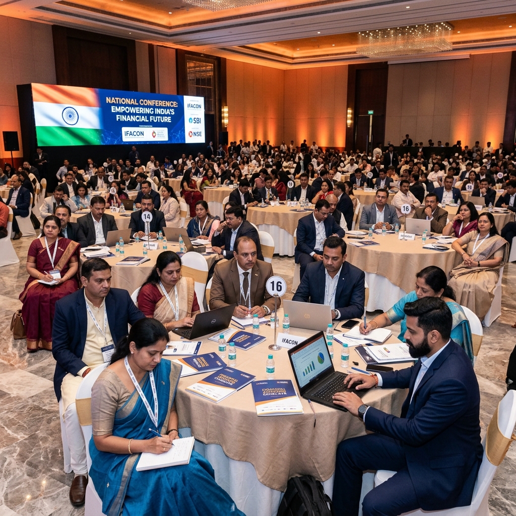 Swadeshi financial advisors and professionals gathered at a national network meeting