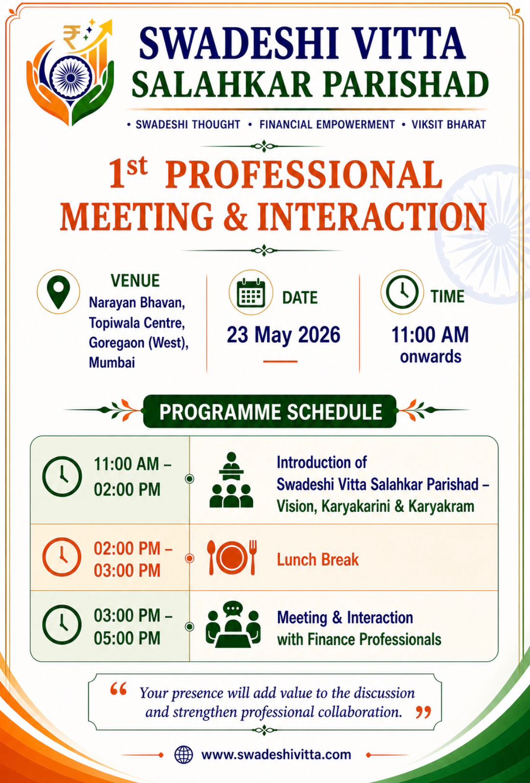 23 May Mumbai Event